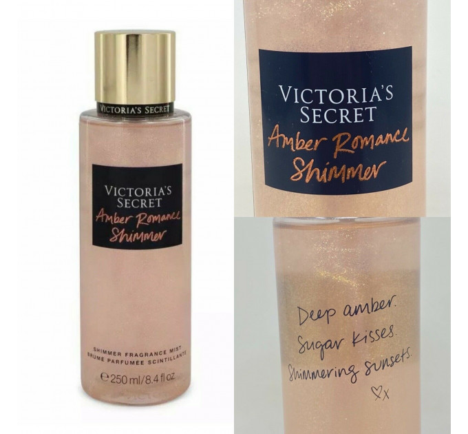 Victoria's Secret Amber Romance Shimmer Fragrance Body Mis  (250мл)  Парфюмированный спрей для тела 